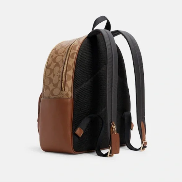 Coach Court Backpack In Signature Canvas - Picture 2 of 8